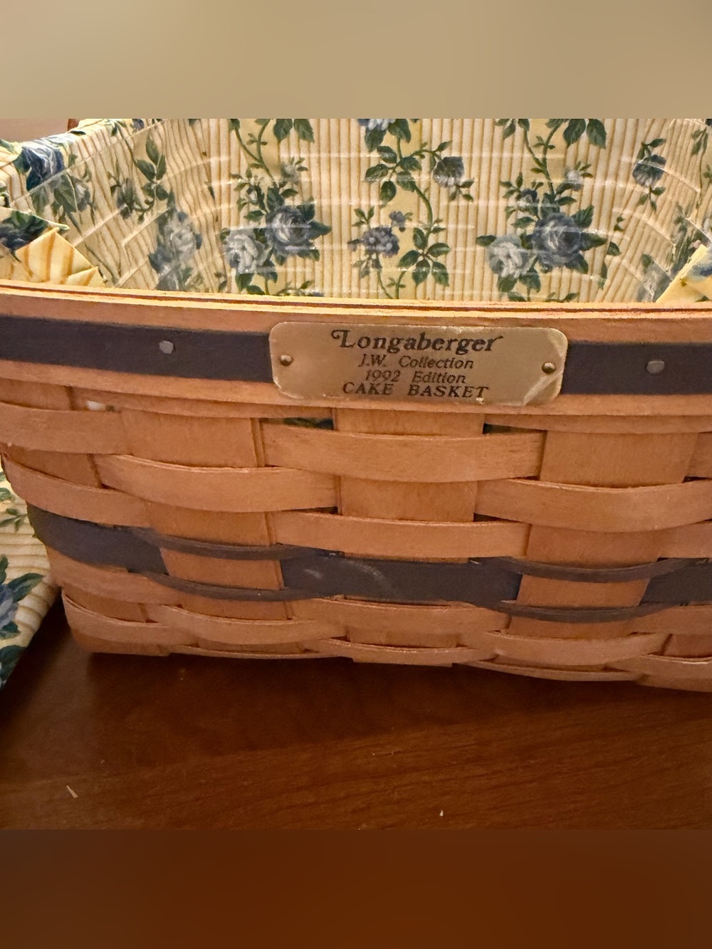 Longaberger JW Cake Basket Combo - Picture 4 of 4